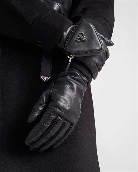 prada winter gloves|nappa leather gloves.